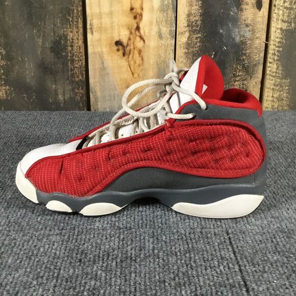 Nike Air Jordan 13 Retro PS Gym Red Flint sneakers kids size 3Y - Picture 5 of 9